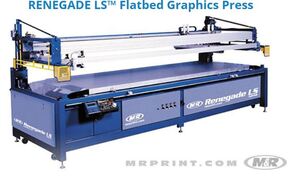 M&R RRENEGADE LONG STROKE FLATBED PRESS 52